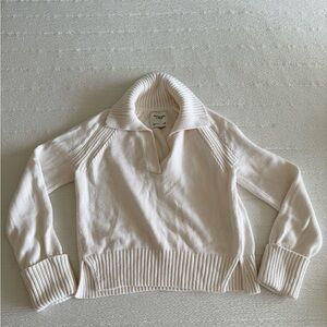 Abercrombie & Fitch Cream Cowl Neck Sweater